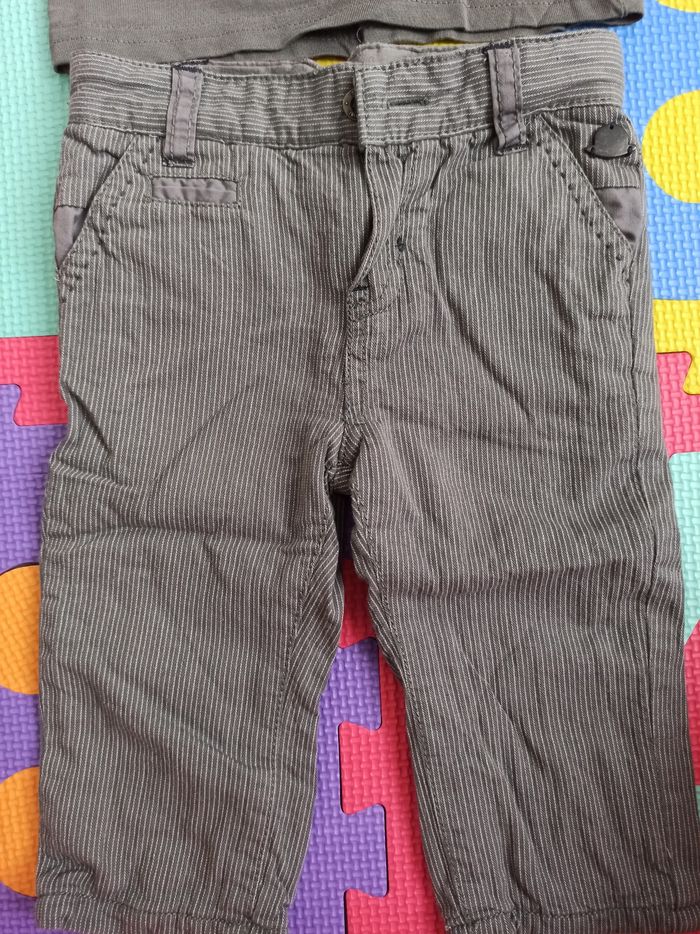 Ensemble lot sous pull pantalon mixte 6 mois - photo numéro 3