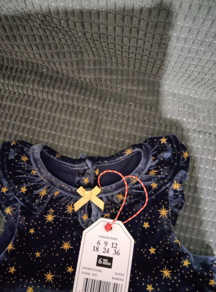 Ensemble Noël pour bébé fille 6 mois, sergent major - photo numéro 8