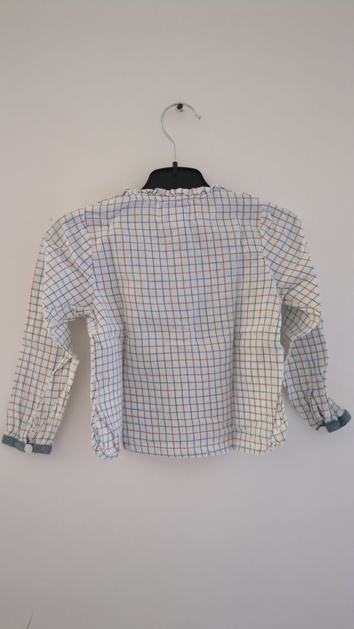 Chemise à carreaux Patricia Mendiluce 2 ans - photo numéro 3