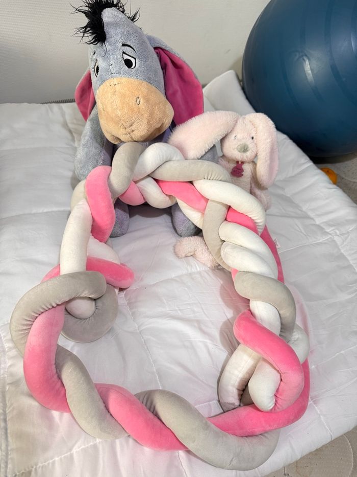 Balancelle musicale+ lot de peluches+ tresses de berceau - photo numéro 7