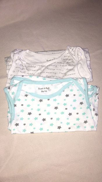 Lot de 2 body sans manches