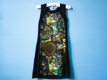 Robe Femme Smash S 36 TBE fourreau imprimee noir sans manches