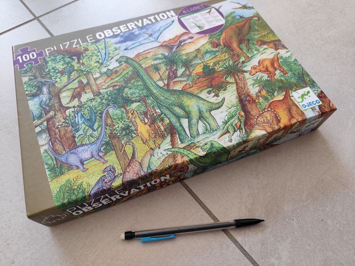 Puzzle observation Djeco 100 pièces dino - photo numéro 7