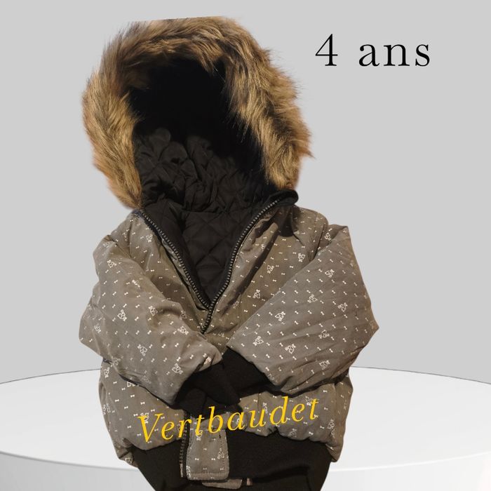 Parka Vertbaudet neuve réversible taille une 4 ans et une 2ans - photo numéro 2