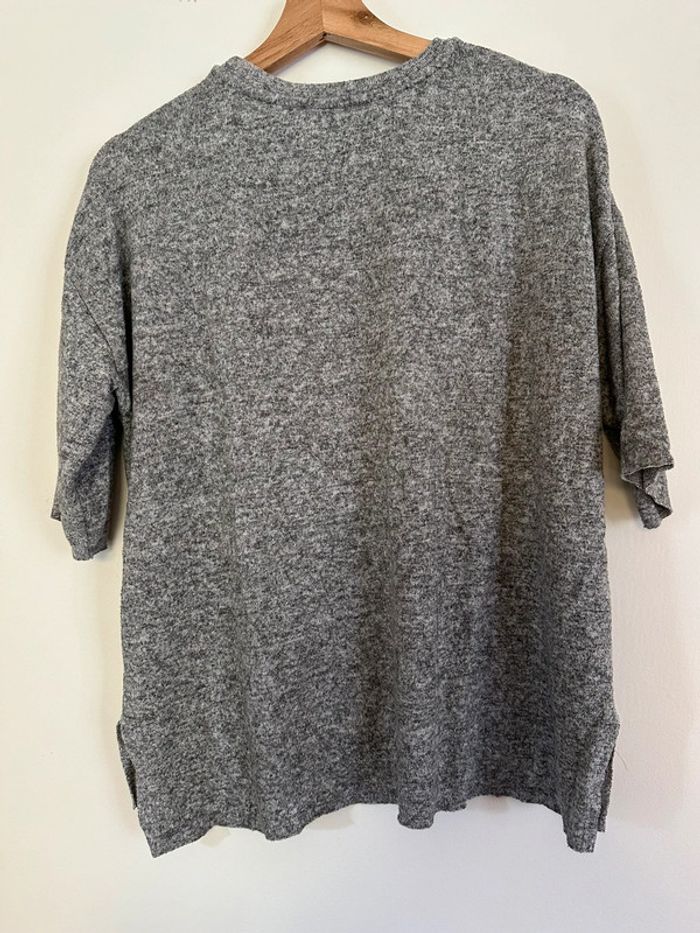 Pull gris Zara taille S - photo numéro 2
