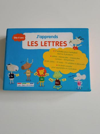 J'apprends les lettres rue des écoles complet 