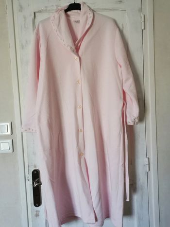 Robe de chambre rose claire