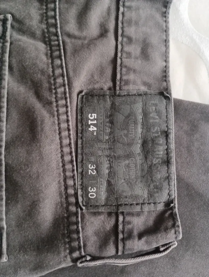 Pantalon jeans homme Levi's 514 taille 42 coupe droite - photo numéro 9