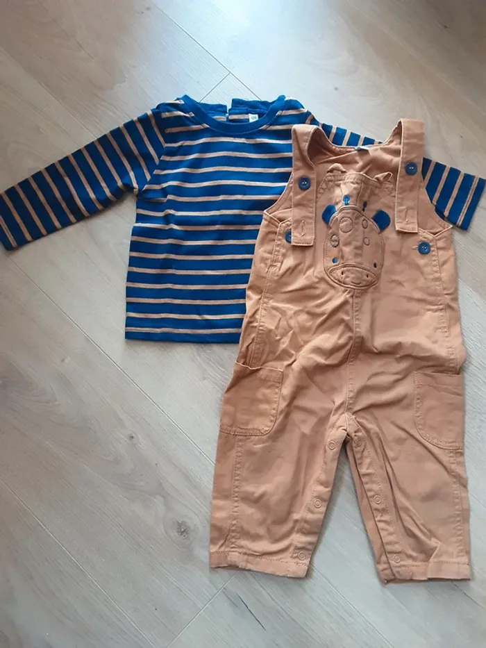 Ensemble 2 pièces girafe - Taille 12 mois - Neuf - photo numéro 2