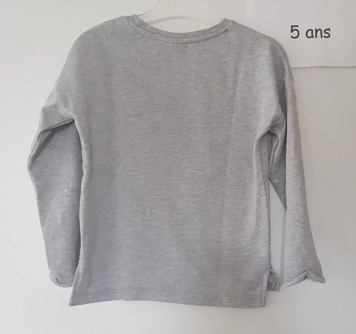 Sweat fin reine des neiges 5 ans - photo numéro 2