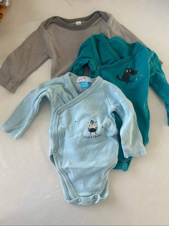 Lot de 3 body