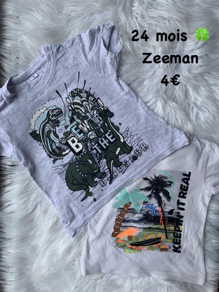 T-shirts 🍀 24 mois 🍀 Zeeman