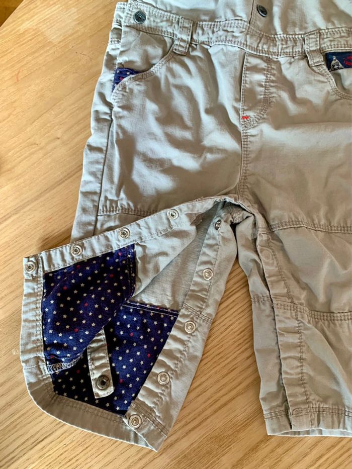 Salopette grise Obaïbi 12 mois garçon - photo numéro 4