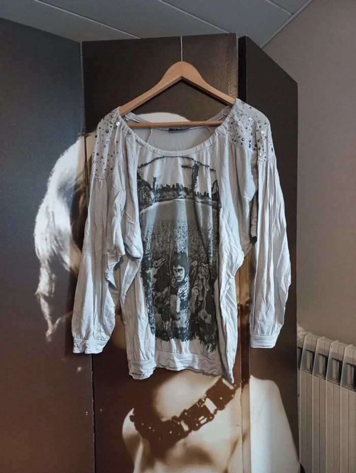 2 tee-shirt manche longue fluide 🌼
