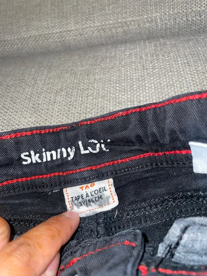 Jean skinny tape à l’œil - photo numéro 2