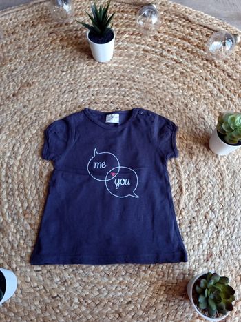 Tee-shirt fille 6 mois
