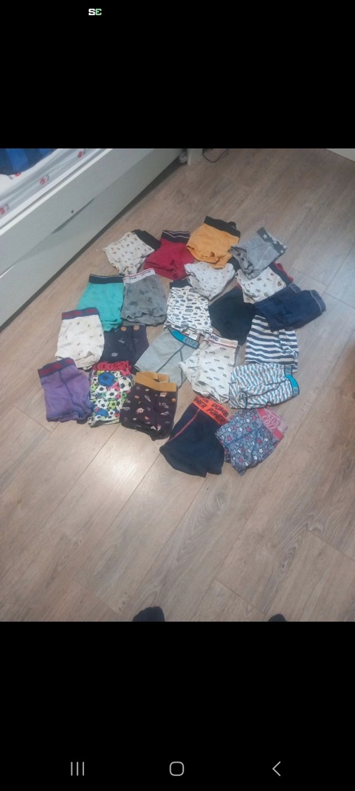 Lot 27 boxers garçon 12 ans