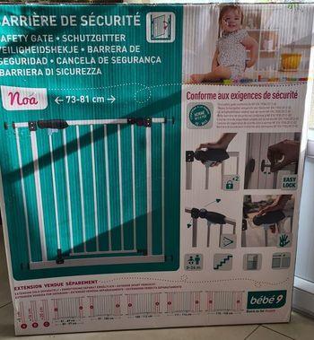 NEUF Barriere de sécurité enfants Bebe9