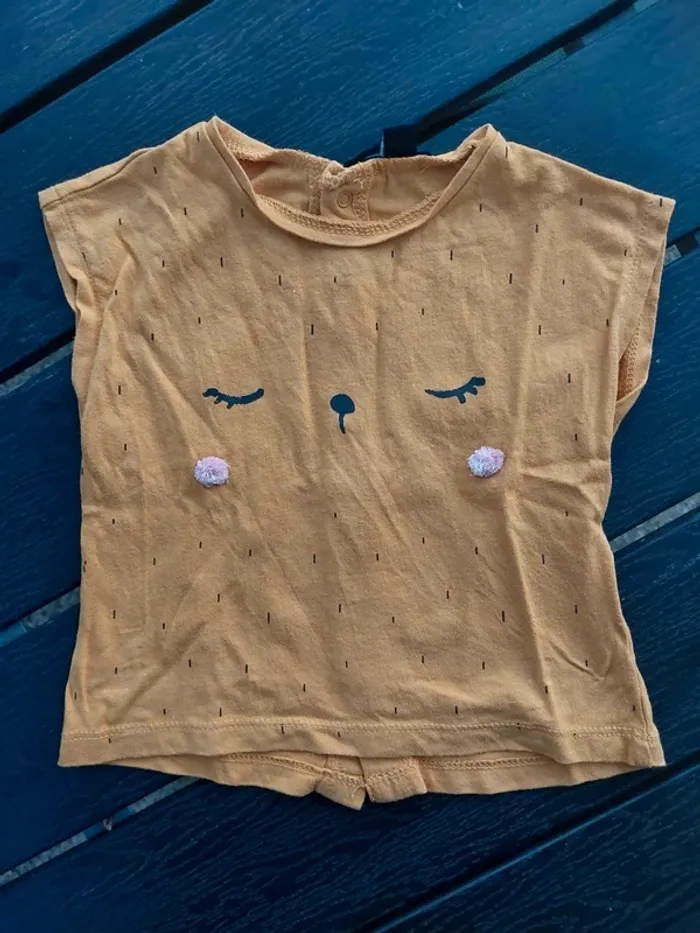 Lot 5 tee-shirts 6mois - photo numéro 3