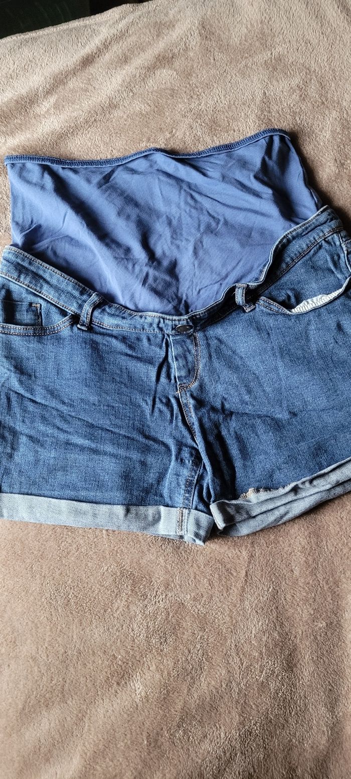 Short en jean's slim de grossesse