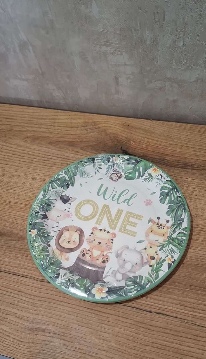 Assiettes jetables anniversaire