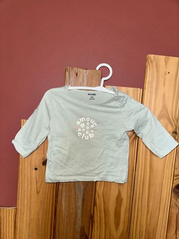 T-shirt manche longue Kiabi 3 mois