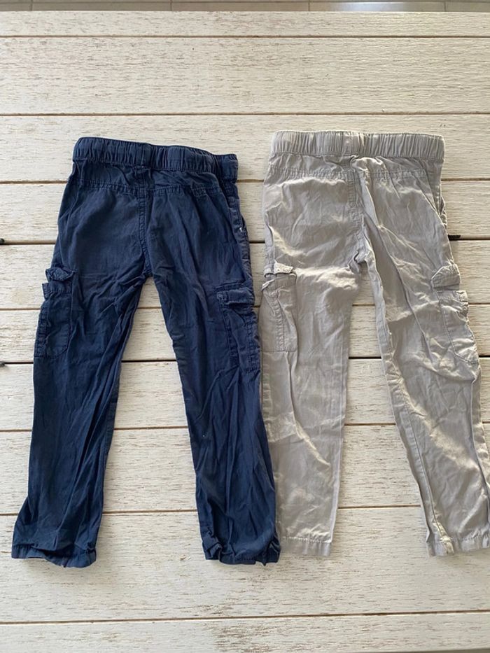 Lot deux pantalons bébé garçon 3 ans - photo numéro 2