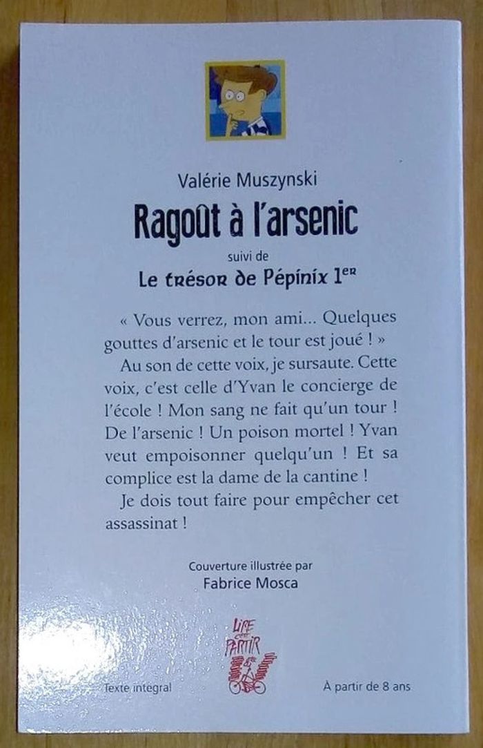 Livre enfant Ragoût à l'arsenic + Le trésor de Pépinix 1er - photo numéro 2