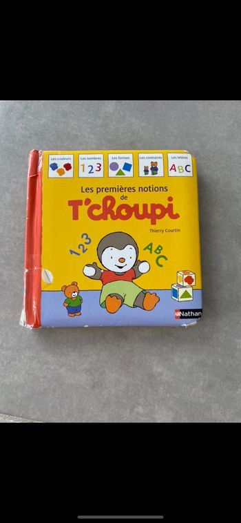 Livre Les premières notions de T'choupi