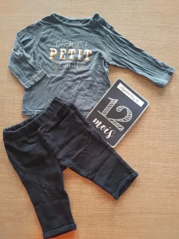 Ensemble 12 mois / 73-76 cm