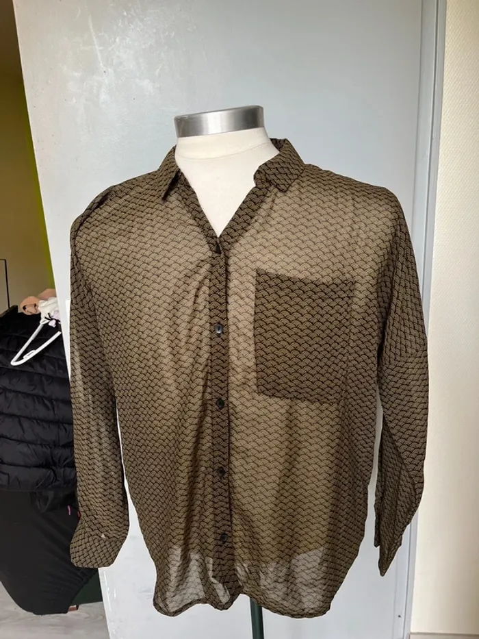 Blouse marron - photo numéro 3