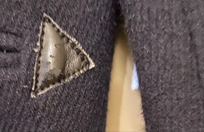 Manteau marine laine 38 - photo numéro 9