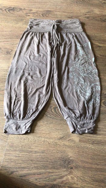 Pantacourt coton marron TXS