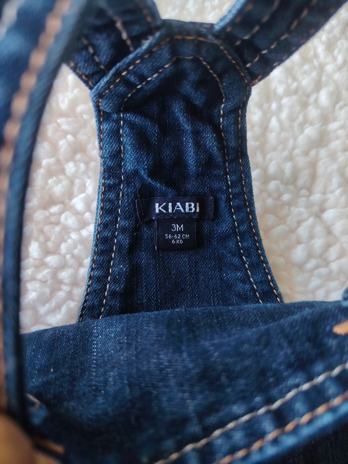 Robe salopette  en jean kiabi - photo numéro 3
