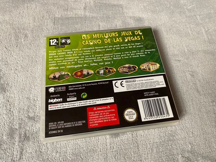 Jeu Nintendo DS Vegas casino high 5 - photo numéro 2