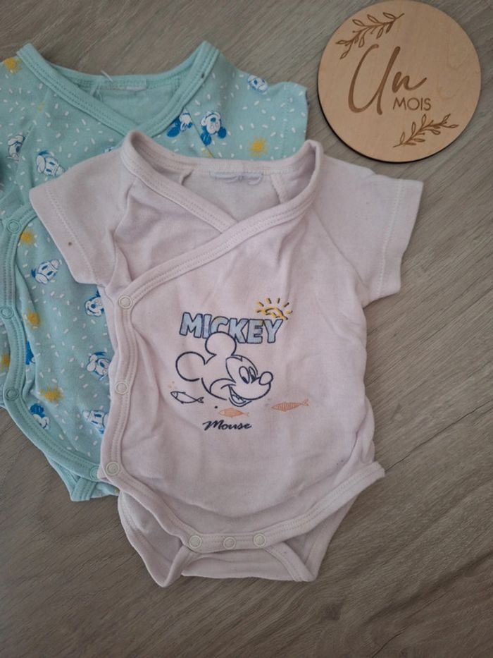 Lot de 2 Body Disney manches courtes