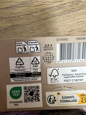 Lot de 16 pelotes de coton