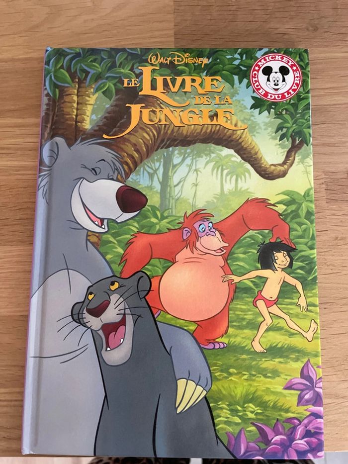 Livre le livre de la jungle Disney