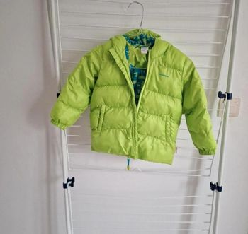 Doudoune Quechua Vert fluo : fille 3ans / 98cm