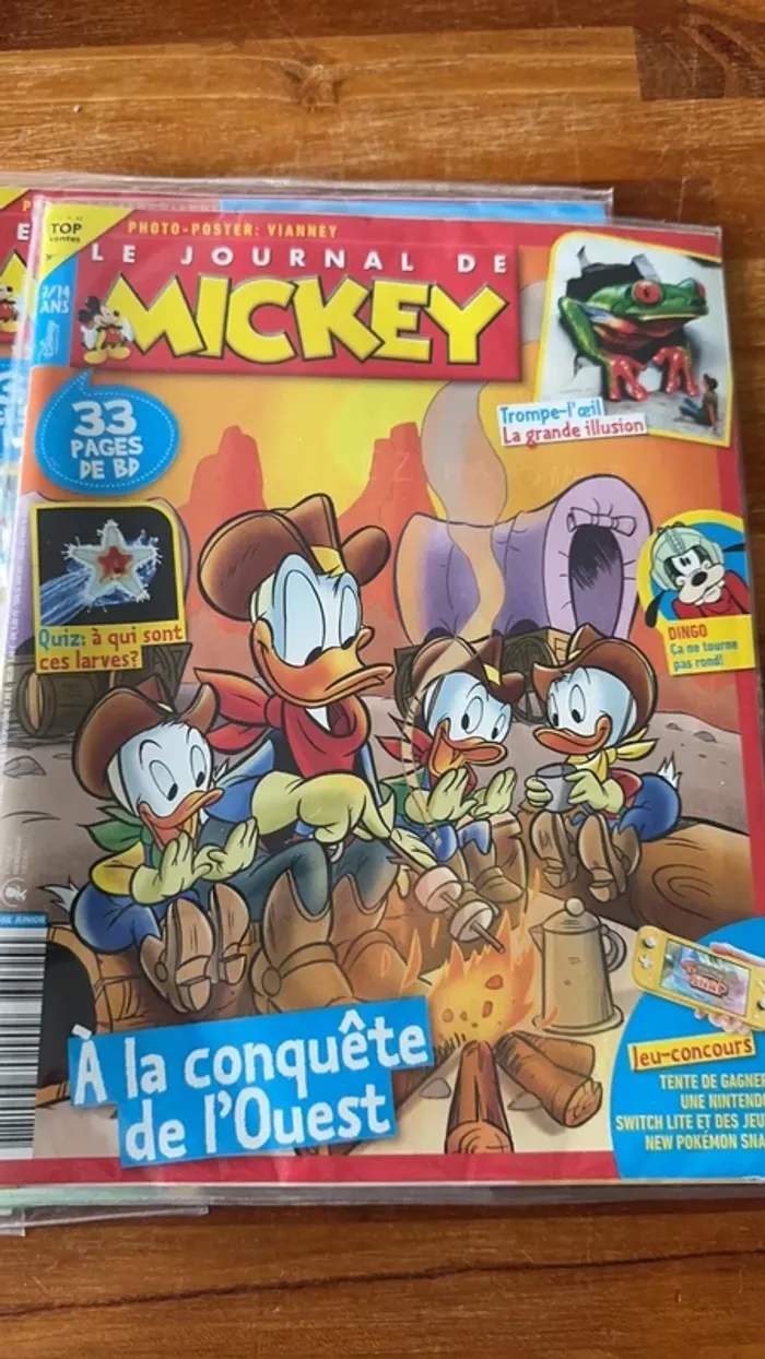Lot 10 magazines le journal de Mickey - photo numéro 4