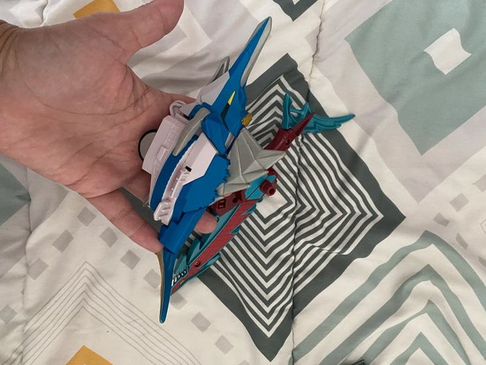 Power Rangers Zord Vehicle w/ Figure, SwordfishZord with Blue Ranger - photo numéro 6