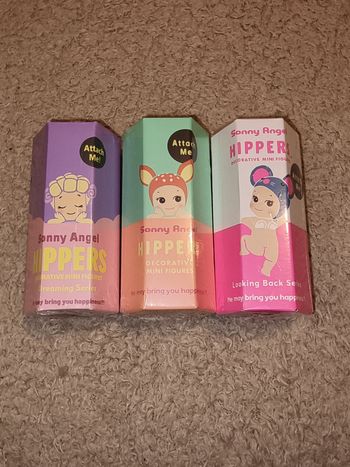 3 sonny angel pour coller au téléphone