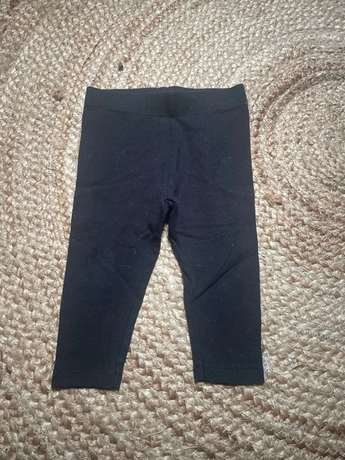 Leggings noir bébé fille