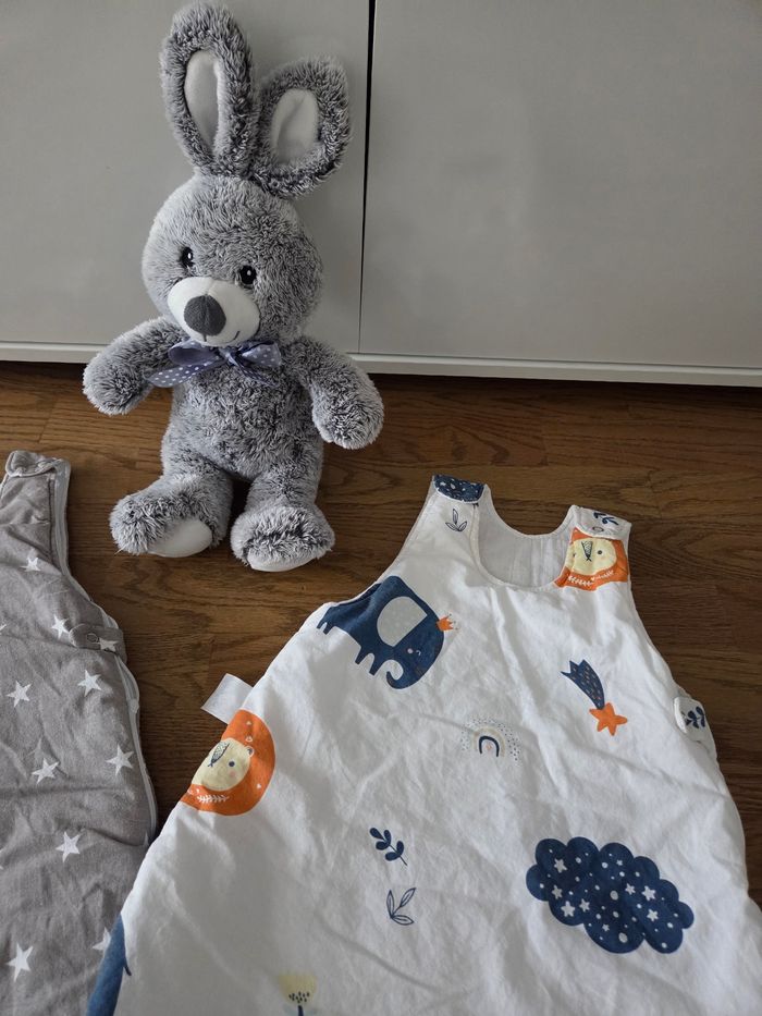 Lot de 2 gigoteuses chaudes hiver en coton épais 3/6 mois - photo numéro 3