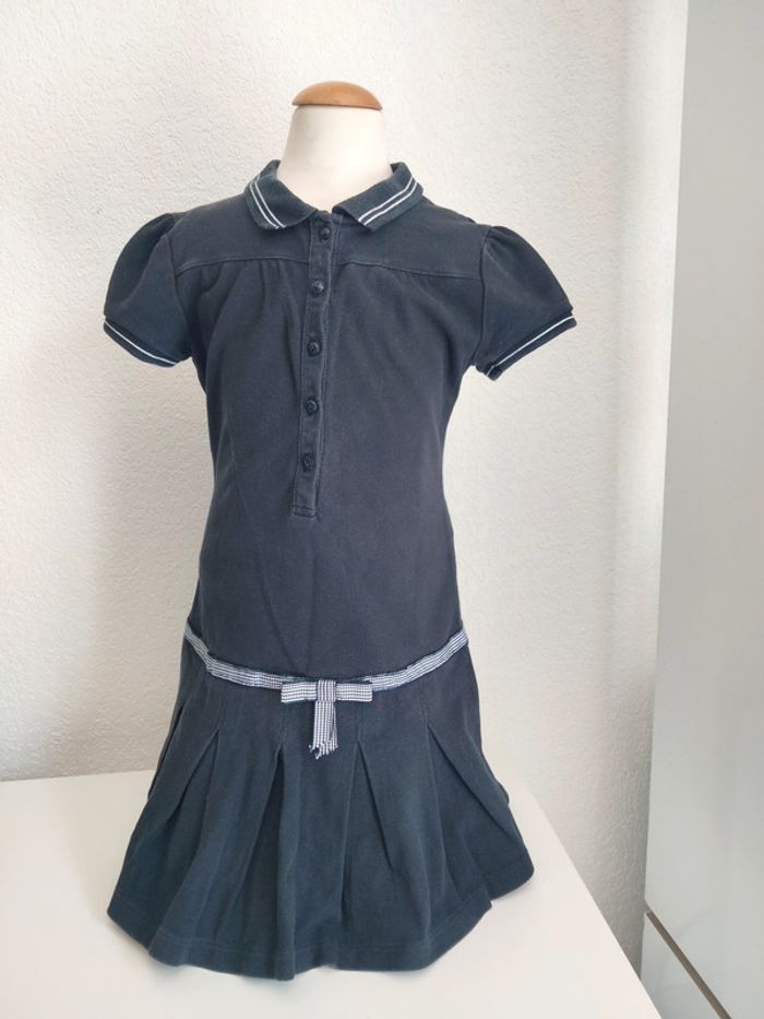 Robe polo - marine - 7 ans - photo numéro 3