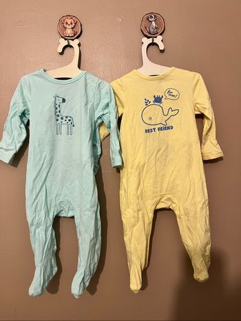 Lot 2 pyjamas léger bébé