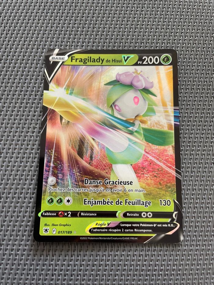 Carte Pokémon Fragilady de Hisui V 017/189 Astres Radieux FR