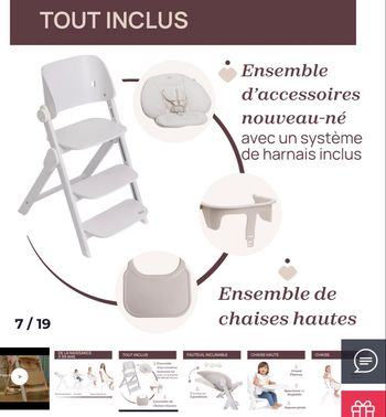 CHAISE HAUTE ÉVOLUTIVE MERAVIGLIA