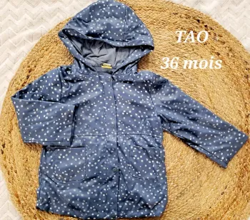 Imperméable parka tape à l'œil 36 mois