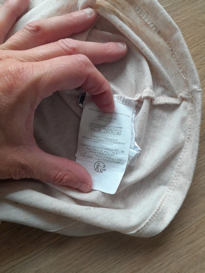 Tee-shirt manches longues léger femme M - photo numéro 2